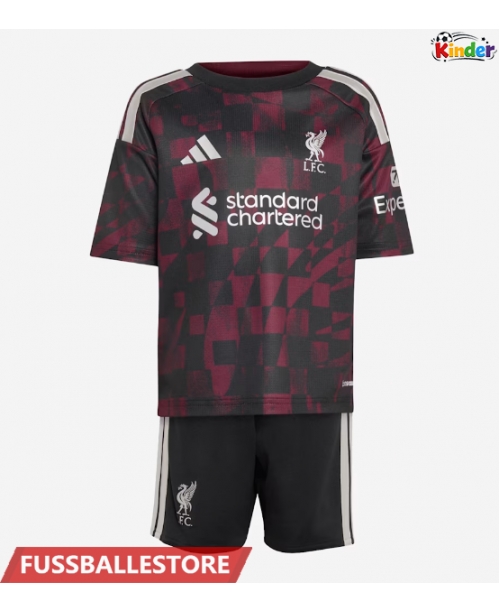 Günstige Liverpool Florian Wirtz #7 3rd trikot Kinder 2026-27 Kurzarm (+ Kurze Hosen)